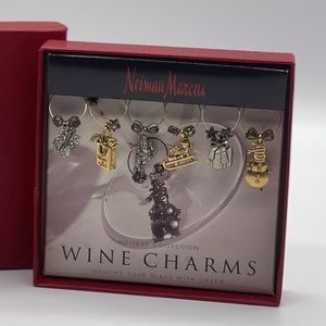 NEIMAN MARCUS WINE GLASS CHARMS